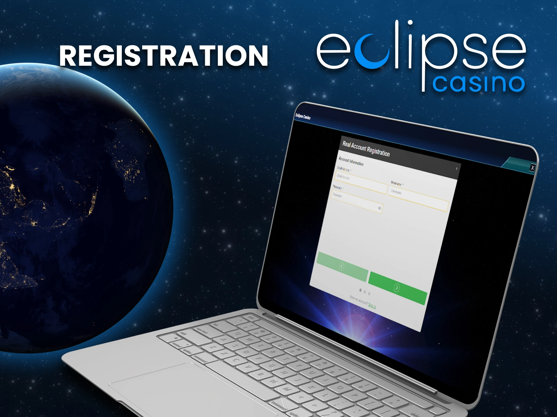 Create a personal account on the Eclipse website.