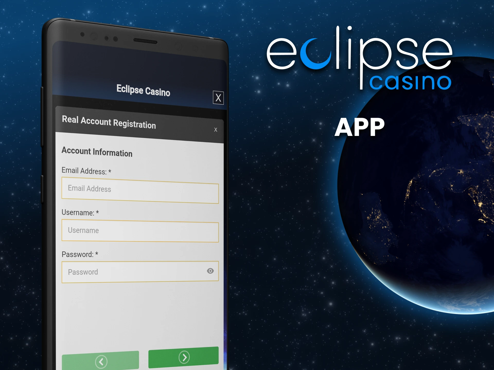 You can register in the Eclipse application.