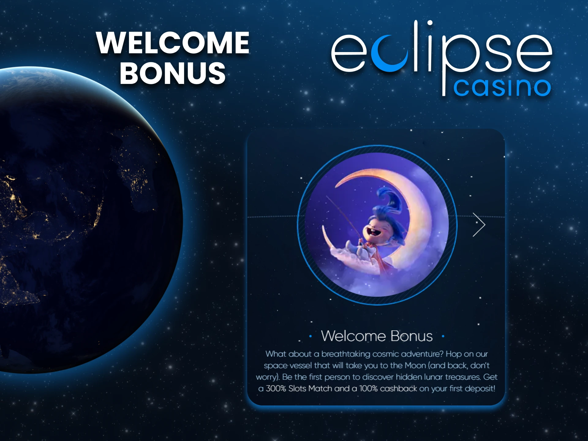 Eclipse gives you a bonus when you register on the site.