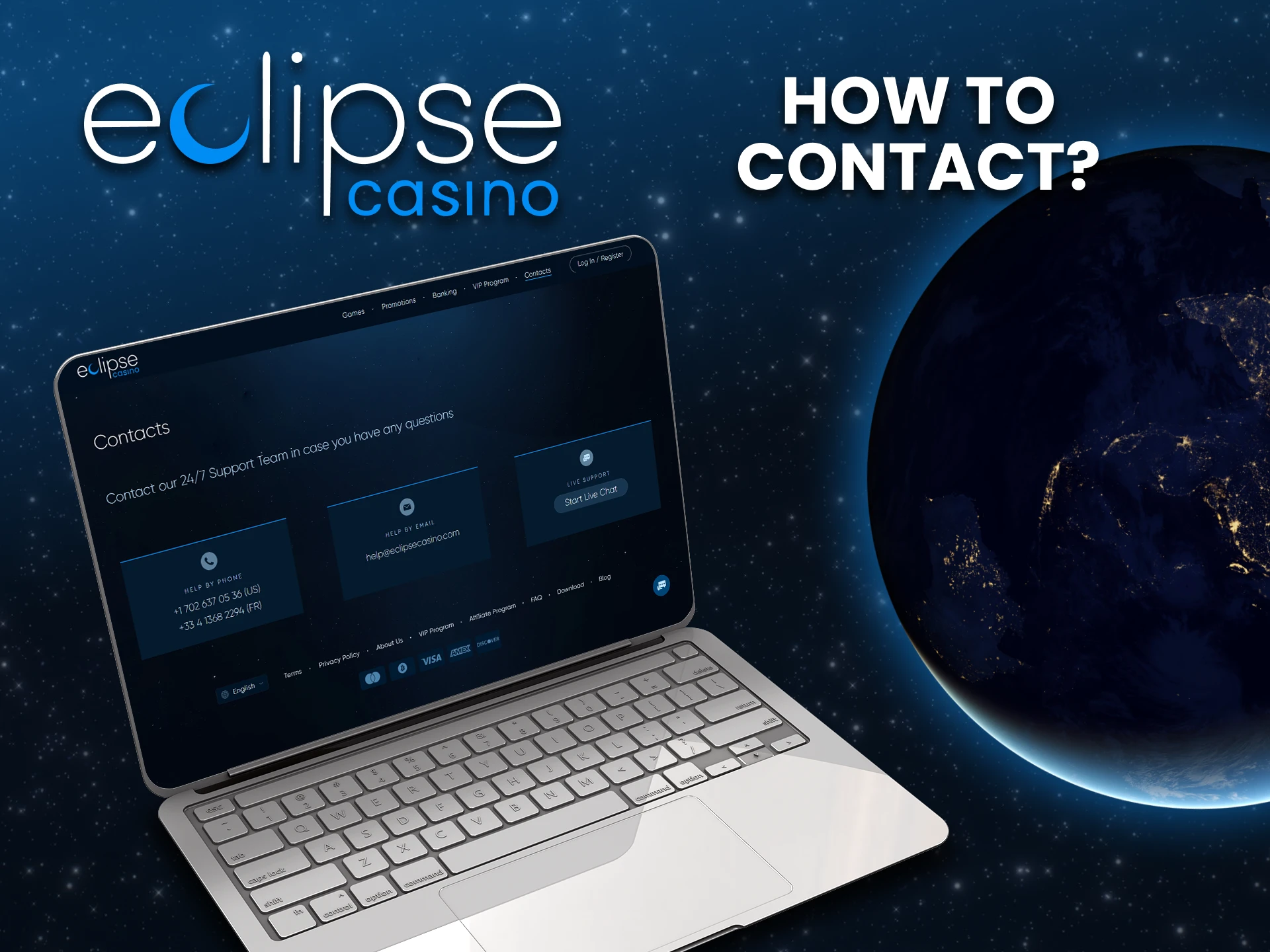 We will tell you how to contact technical support of the Eclipse website.